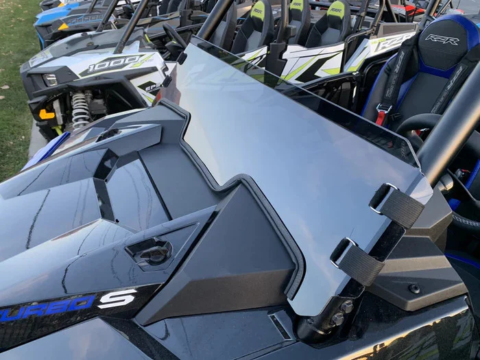 UTVZILLA Tinted Half Front Windshield - 2019-23 Polaris RZR XP 1000, Turbo, Trail