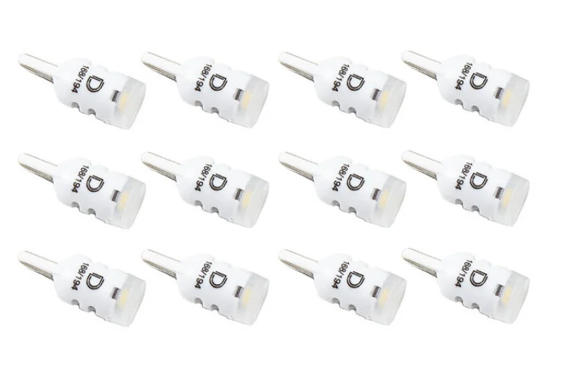 Diode Dynamics 194 LED Bulb HP3 LED Warm - White Set of 12