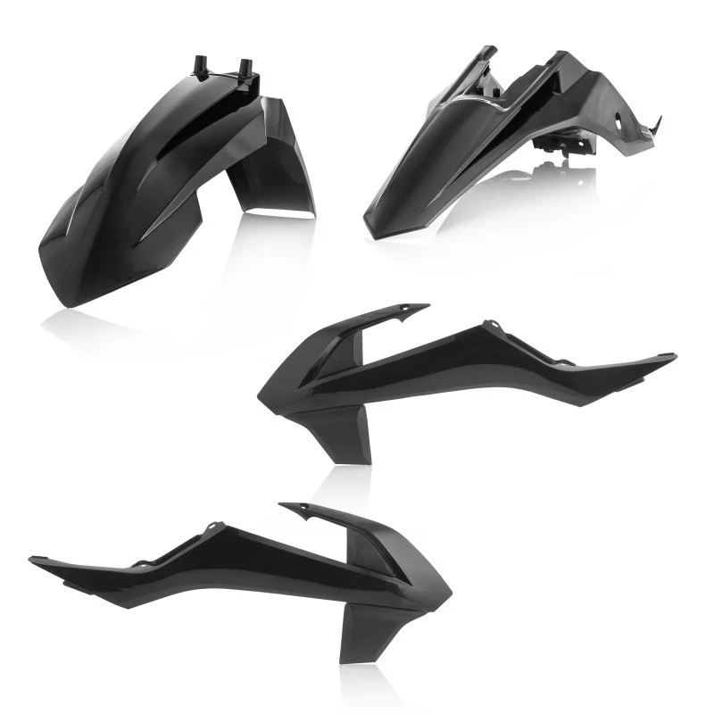 Acerbis 16-23 KTM SX65/ 21-23 GasGas MC65 Plastic Kit - Black - 2449620001