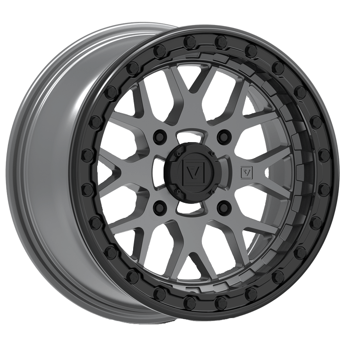Valor V07 Satin Graphite Beadlock Wheel - 15x7