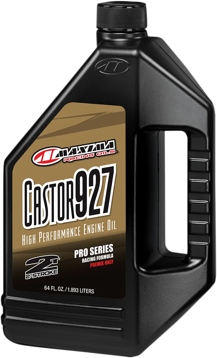 Maxima Racing Oil CASTOR 927 Racing 2T Engine Oil - 64 U.S. fl oz.