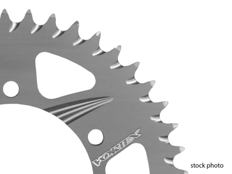 Vortex Racing Aluminum Rear Sprocket 428 48 Tooth- Silver