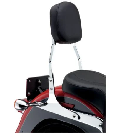 Cobra Square Standard 17" Chrome Sissy Bar Passenger Backrest (602-1251)