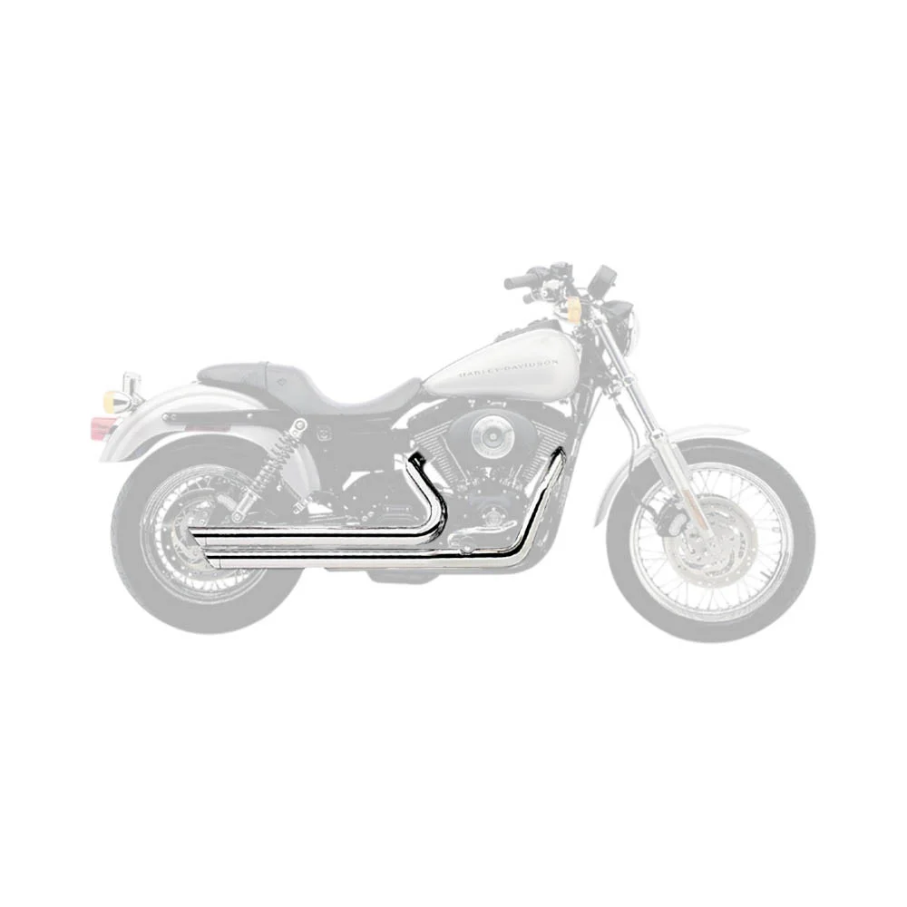 Cobra Speedster Slash-Down Chrome Exhaust System (6855)