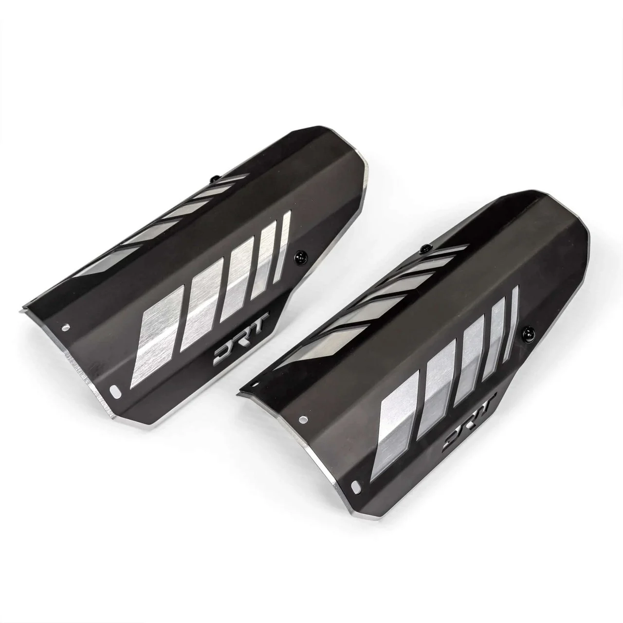 DRT Rear Aluminum Shock Guards - Can-Am Mavrick R, X3