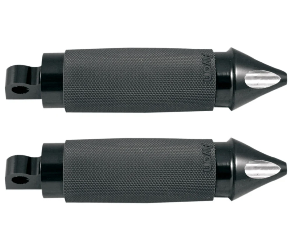 Avon Spike Black Folding Footpegs (FP-CC-86-ANO-SP)