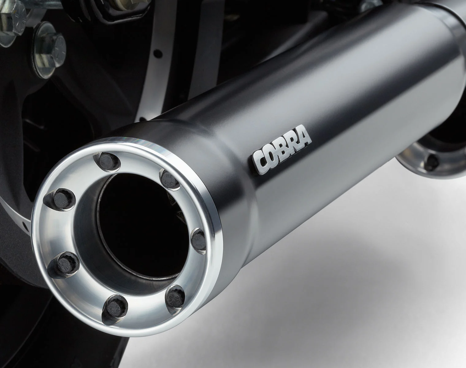 Cobra 3" Black Slip-On Mufflers w/Race-Pro Tips (6051B)