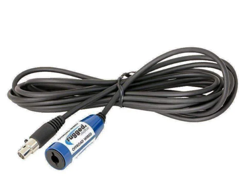 Rugged Radios OFFROAD Straight Cable to Intercom (Select Length) 16 Feet