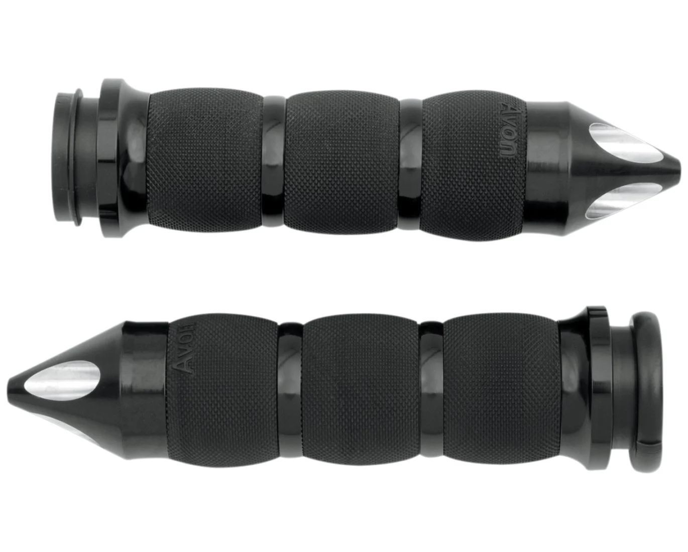 Avon Air Cushion Spike Black Handlebar Grips (AIR-90-AN-FL-SP)