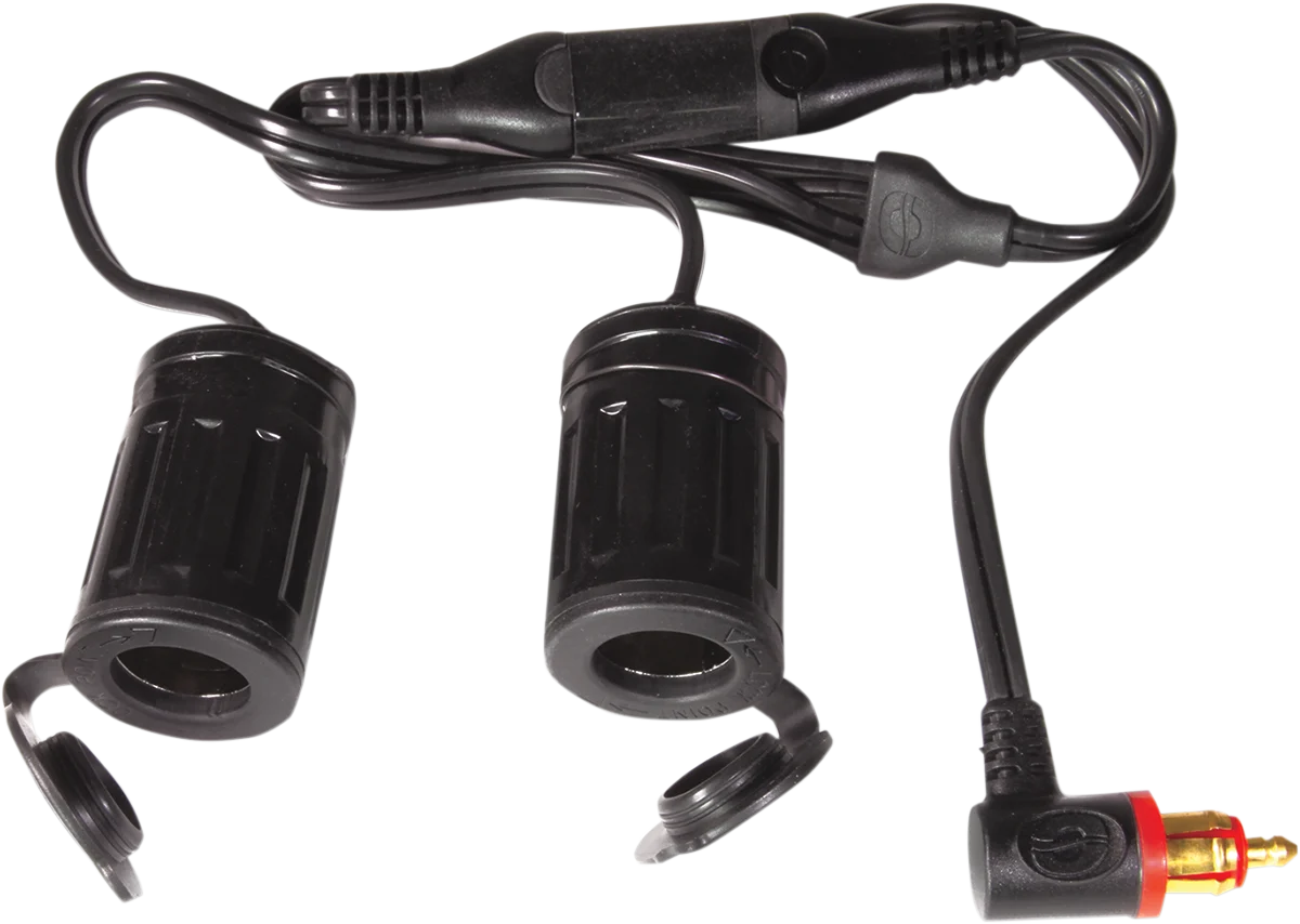 Tecmate Y-Splitter - DIN to Dual Socket Adapter