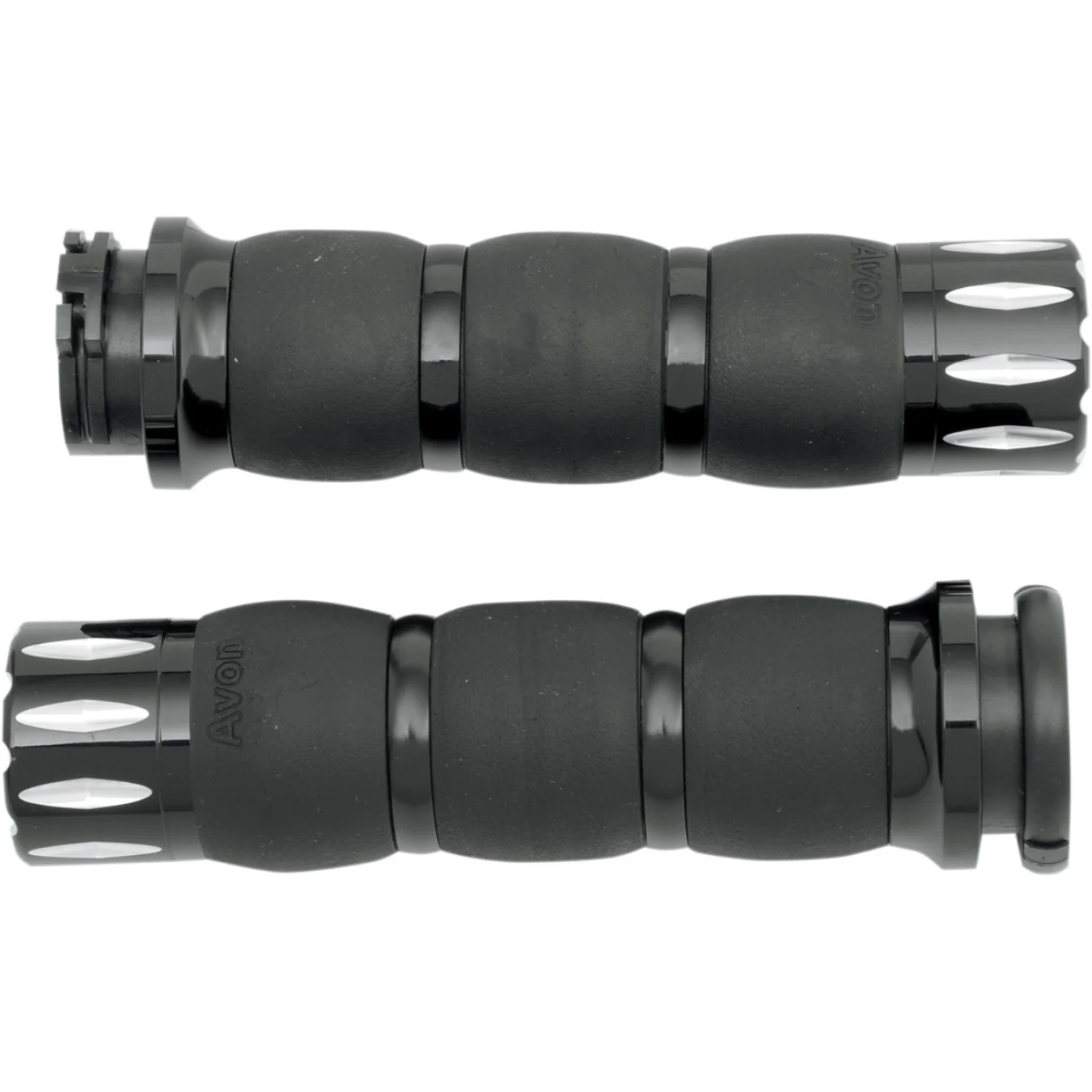 Avon Velvet Air Black Rival Handlebar Grips (AIR-96-ANO-RIV)