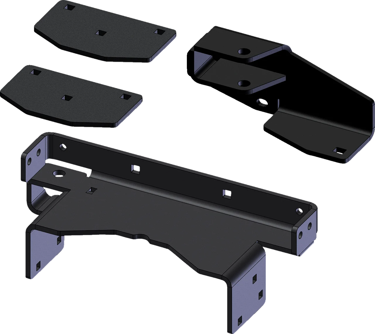 KFI Products Pro 2.0 Actuator Bracket Kit - Track - UTV - Black