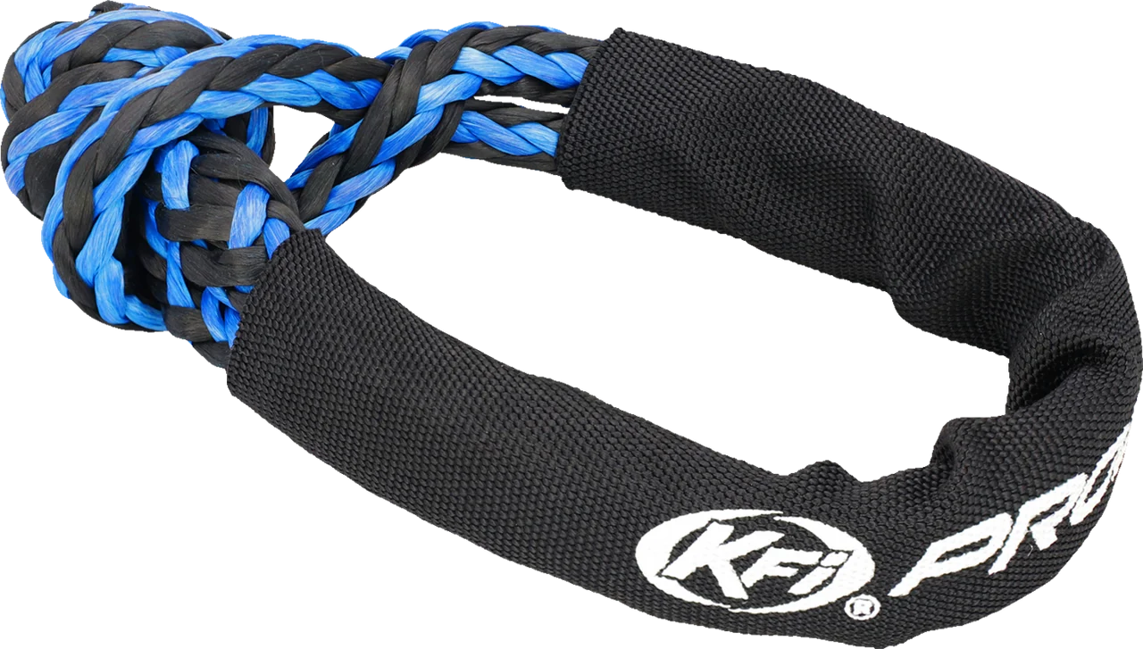 KFI Products Soft Shackle - 7/16-inch x 5-1/2-inch - 44,000 lb. - Blue