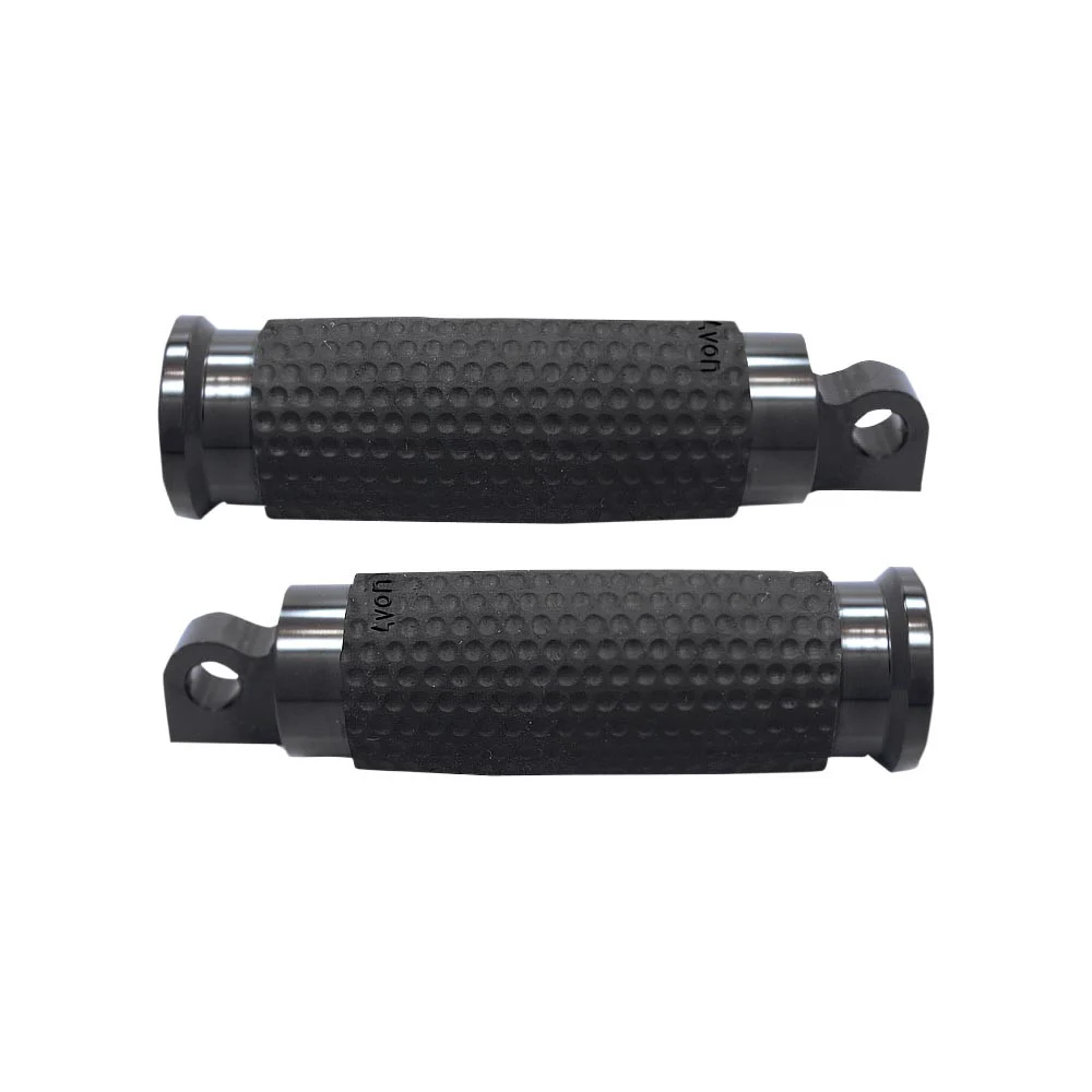 Avon Black Gel Footpegs (FP-GEL-70-ANO)