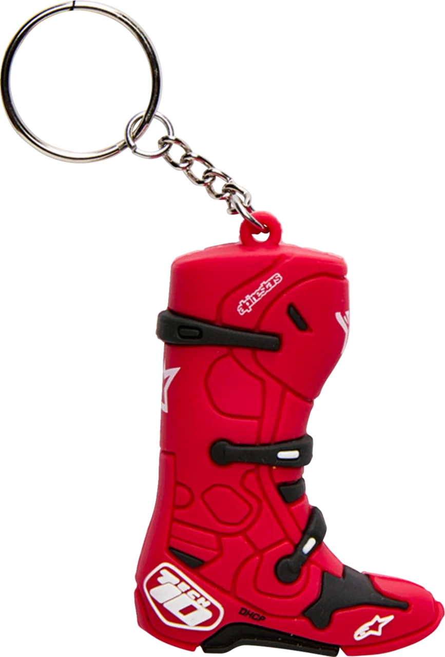 Alpinestars Key Fob - Tech 10 Boot - Red