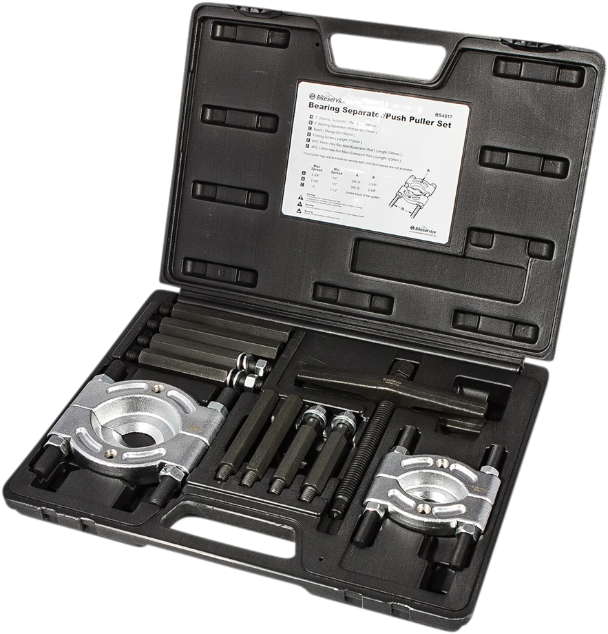 Bikeservice Mechanical Bearing Puller Set