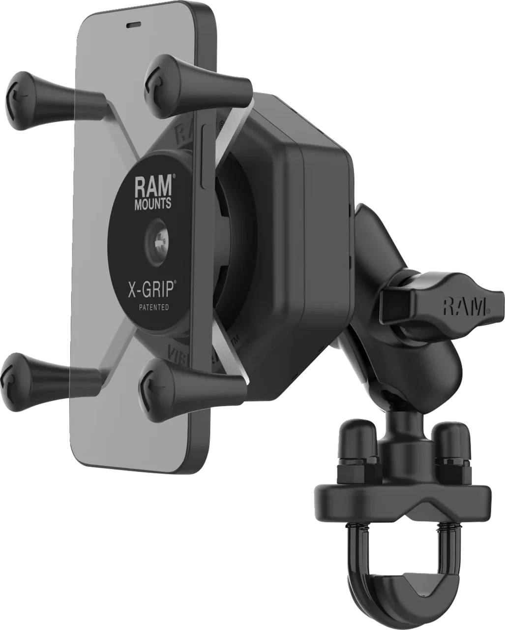 RAM Mounts X-Grip Mount Kit w/ Vibe Safe & U-Bolt Base - Short 1-7/8-inch