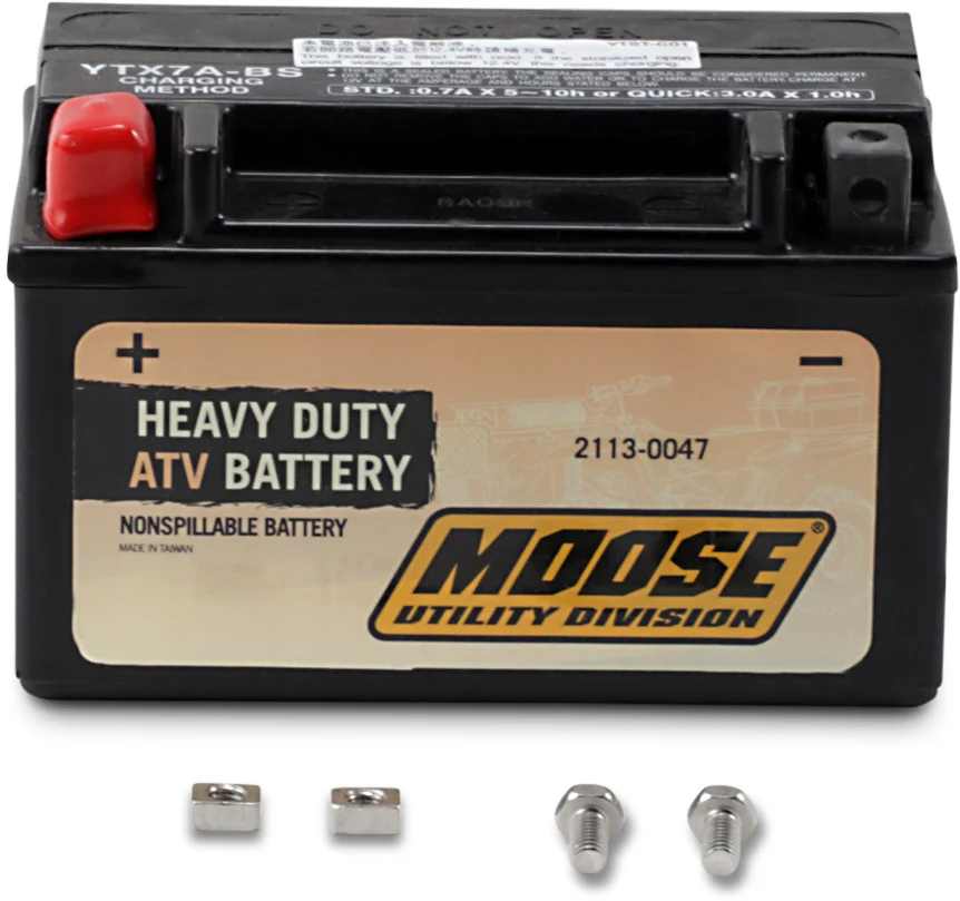 Moose Utility Factory-Activated AGM Maintenance-Free Battery - YTX7A
