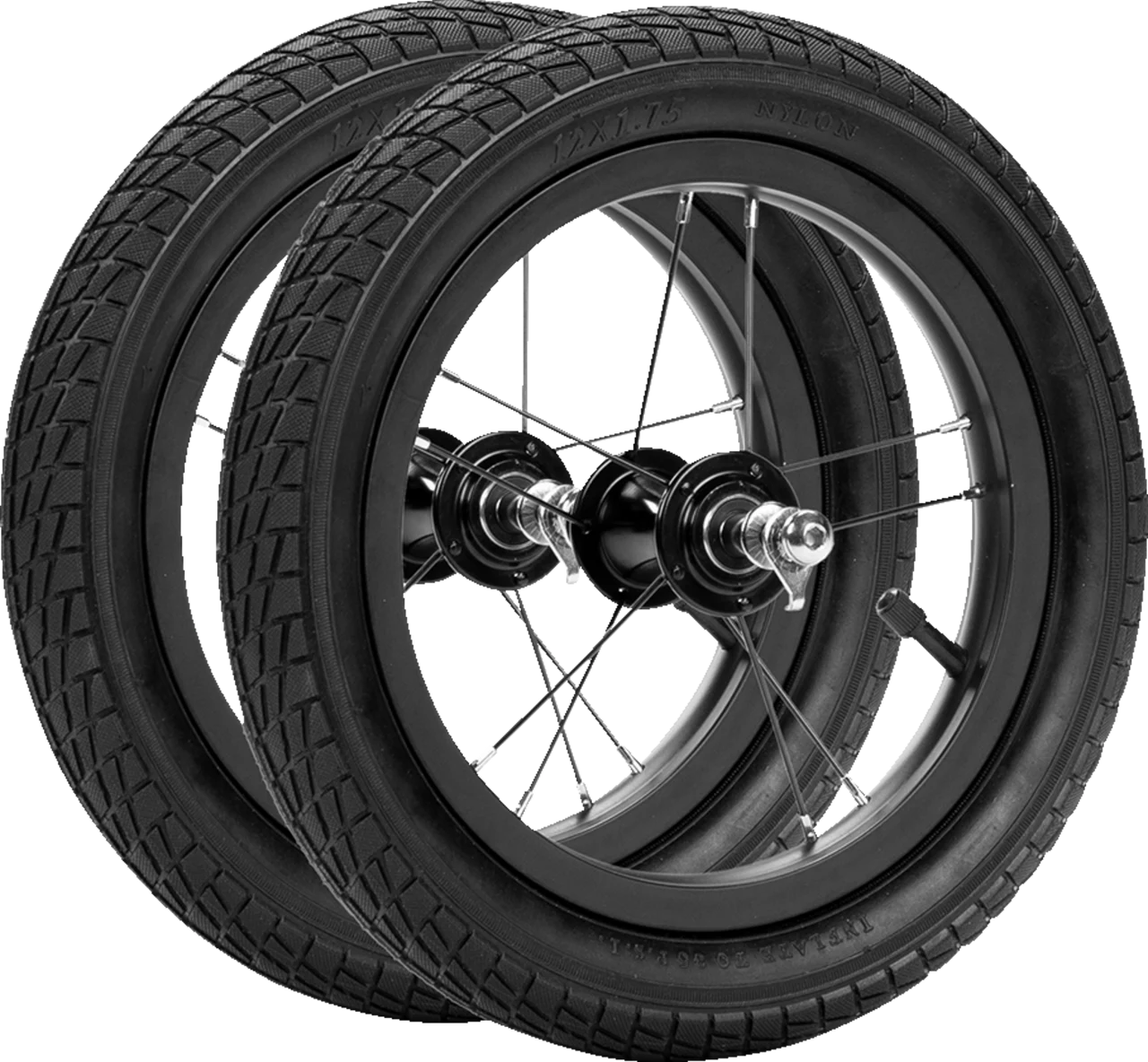 Strider High-Traction Wheels - Pair / Set - For 12inch Models