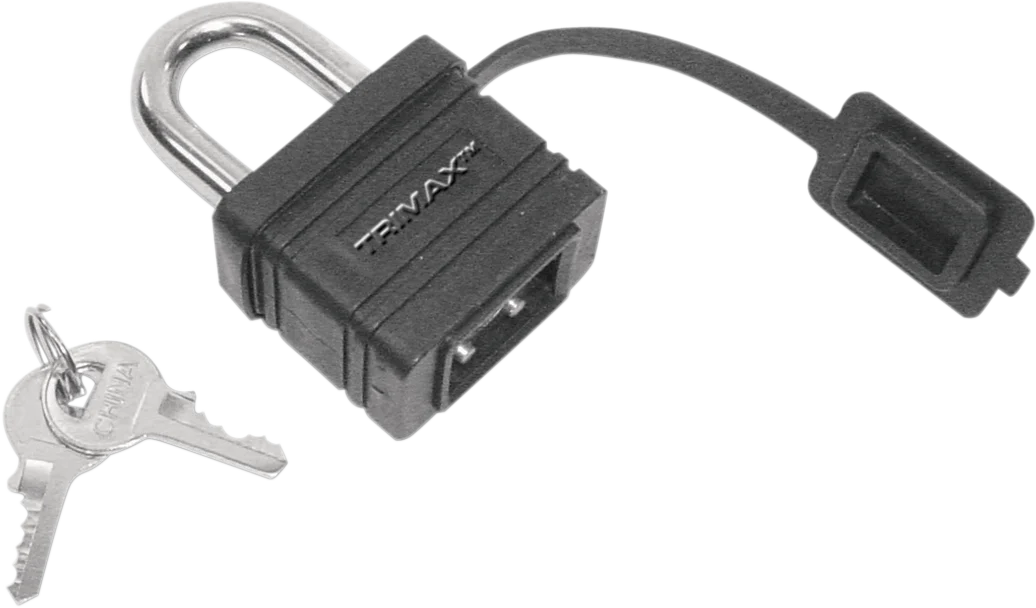 Trimax Weatherproof Padlock - PVC Coated Marine Lock