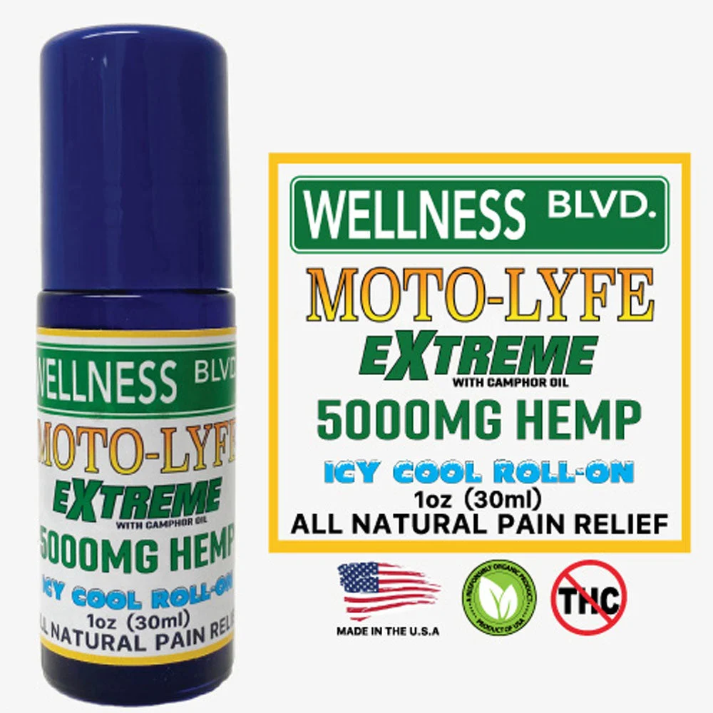 Wellness Blvd - Moto-Lyfe Extreme Icy Cool Roll-On (5000mg)