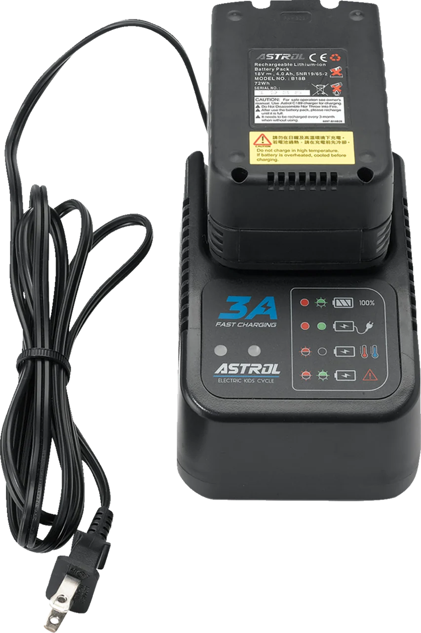Moose Racing Agroid RS-16 E-Bike Battery Charger (Charger Only)