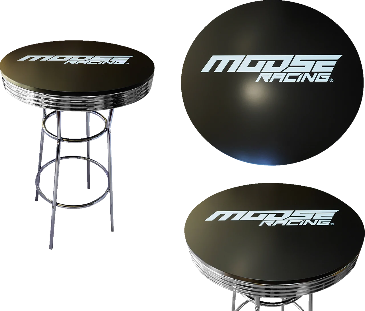 Moose Racing Logo Bar Stool