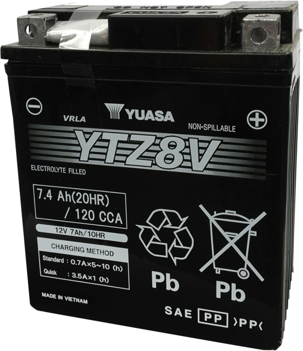 Yuasa High Performance AGM Maintenance-Free Battery - YTZ8V