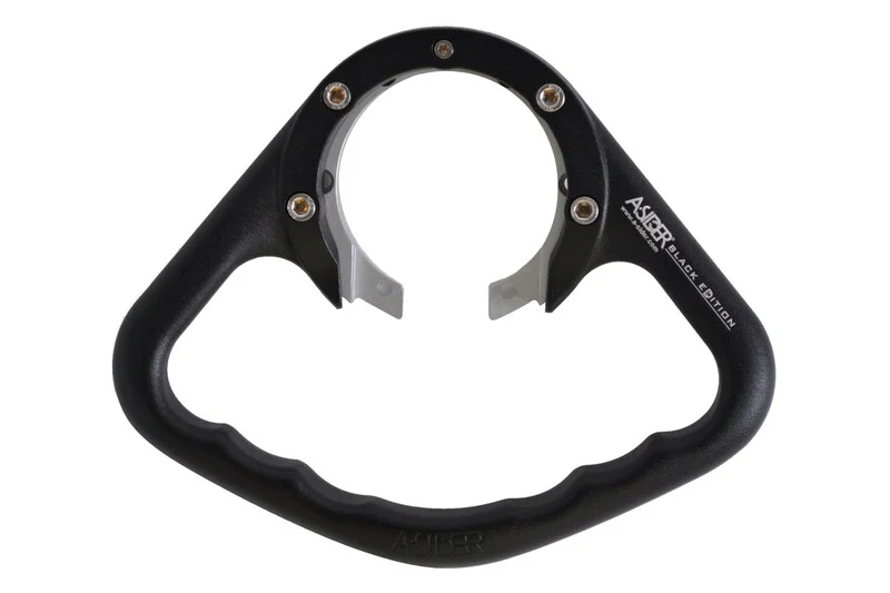 A-SIDER Black Edition Tank Handle Grip 6 Screws Black Triumph