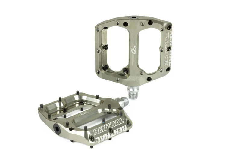 Renthal Revo-F Flat Pedal - Aluminum Gold - PD10001-002-01