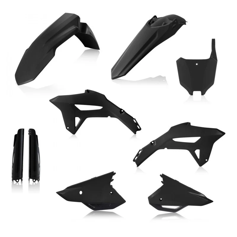 Acerbis 22+ Honda CRF250R/21-24 CRF450R Full Plastic Kit - Black - 2858920001