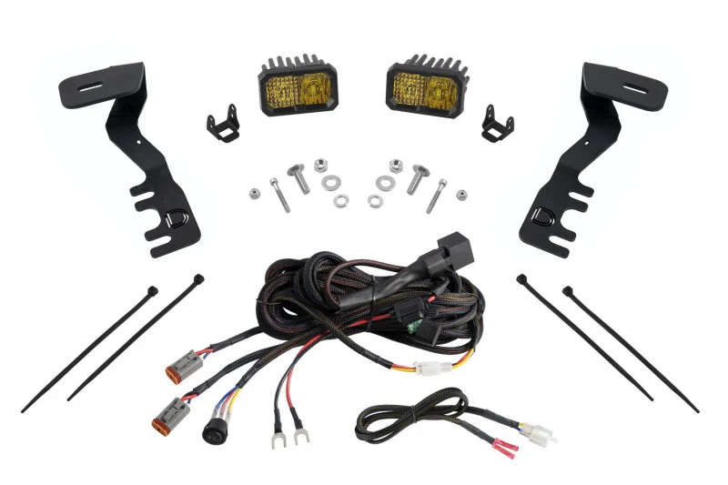 Diode Dynamics 2024+ Toyota Tacoma Stage Series 2in LED Ditch Light Kit - Pro Yellow Combo