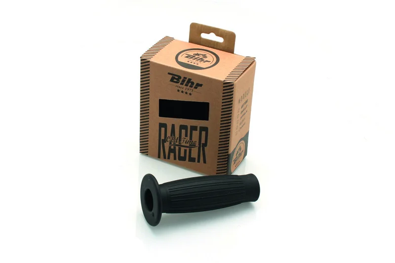 Bihr Vintage Bullit Grips No Waffle - Black