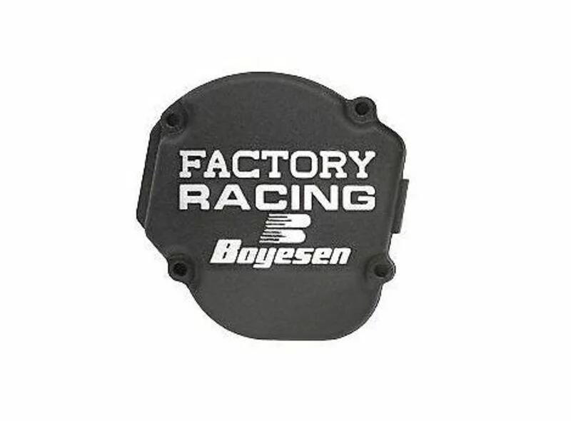 Boyesen Factory Racing Ignition Cover Black Yamaha YZ250