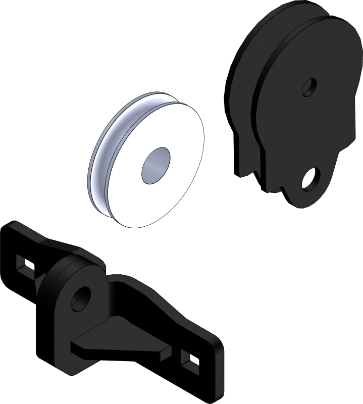 KFI Quick Plow Pulley-Steel Cable