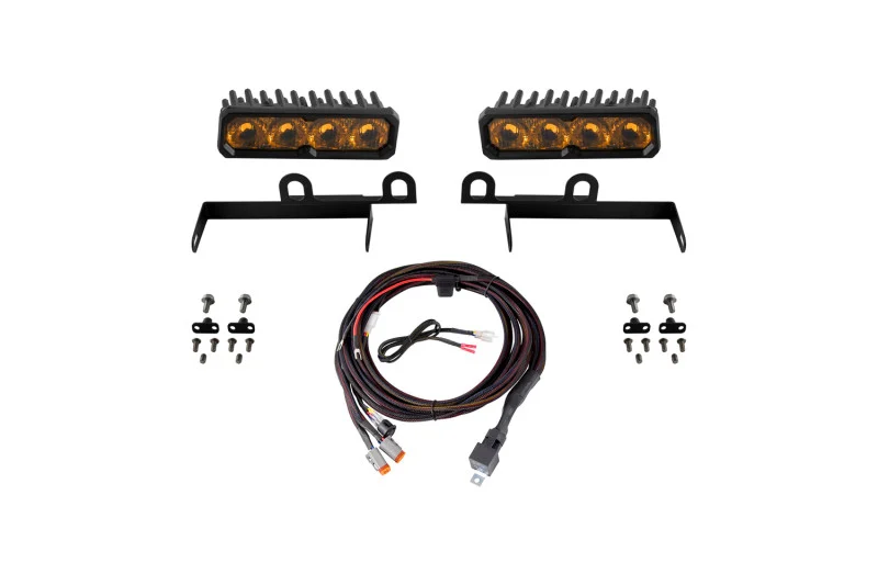 Diode Dynamics 2013-2018 Ram 1500 Ram SportExpress SS6 Sport LED Kit Yellow Driving 3000K
