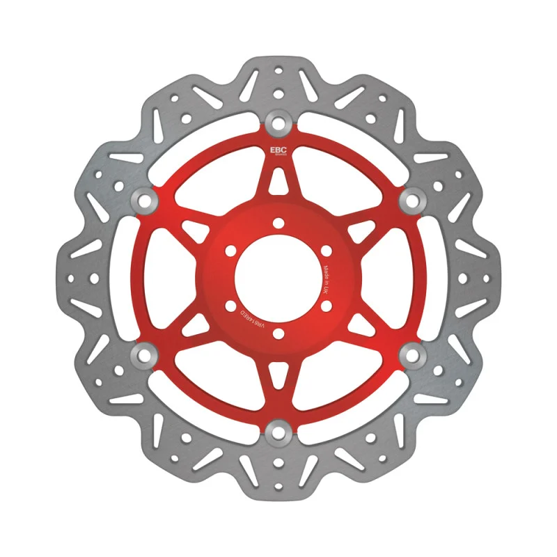 EBC 00-02 Ducati Monster 400 Single Disc Front Left/Right Vee Floating Red Rotor - VR614RED