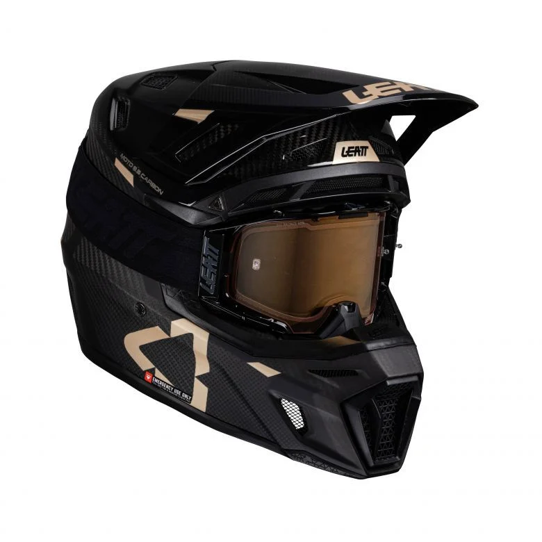 Leatt Moto 9.5 Carbon Helmet with 6.5 IRIZ Goggle Kit