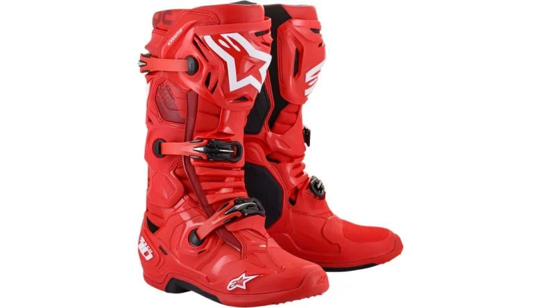 Alpinestars Tech 10 Boots with DHCP - RD/WH