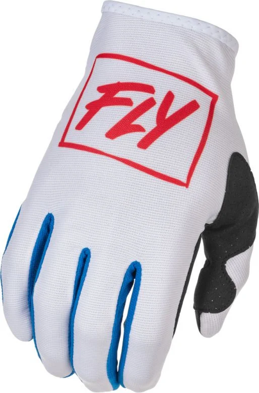 Fly Racing Lite 375 Red/White/Blue Gloves