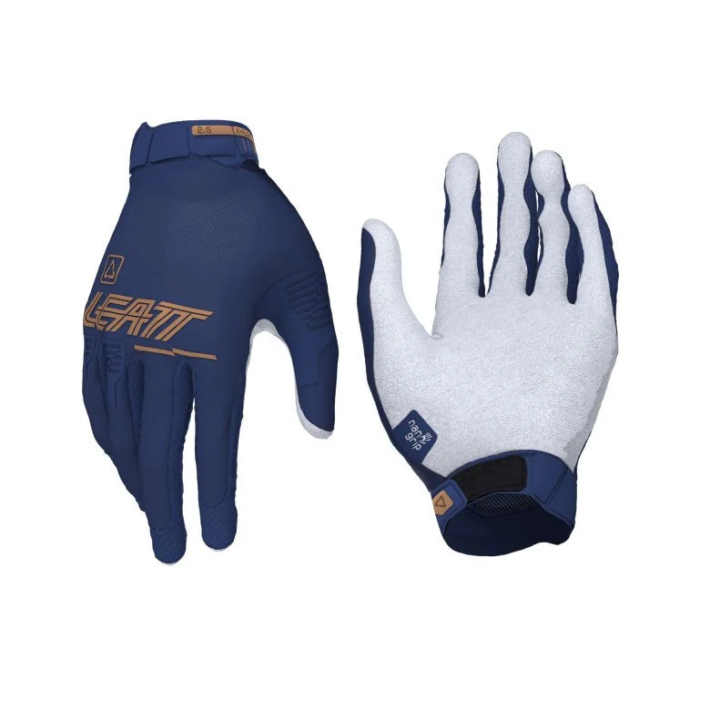 Leatt Womens Moto 2.5 X-Flow Deep Blue Gloves