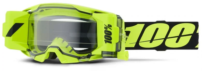 100 Percent Armatic Forecast Neon Yellow Goggles