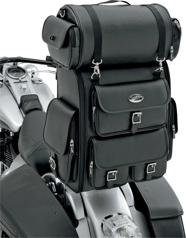 Saddlemen EX2200 Sissy Bar Bag with Roll Bag