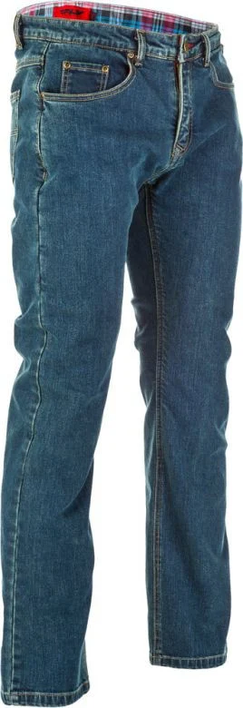 Fly Racing Resistance Oxford Blue Riding Jeans