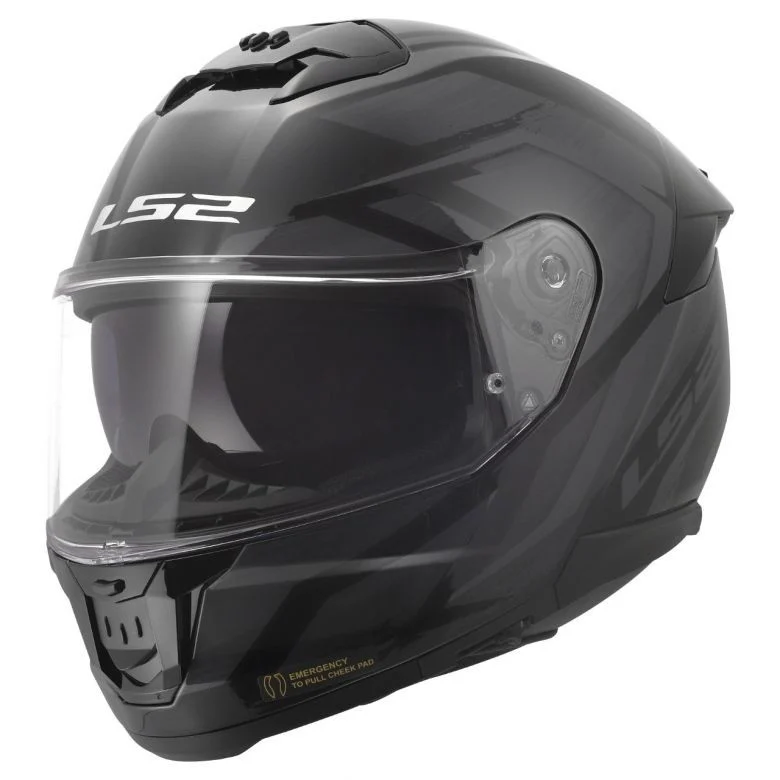 LS2 Stream II Fury Black Helmet