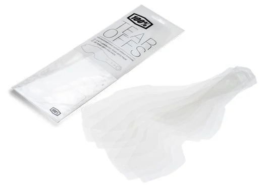 100 Percent Series 1 Racecraft Accuri Strata and FMF Standard Tear-Offs