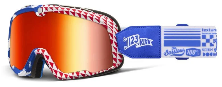 100 Percent Barstow Art 123 Klan Mirror Lens Goggles