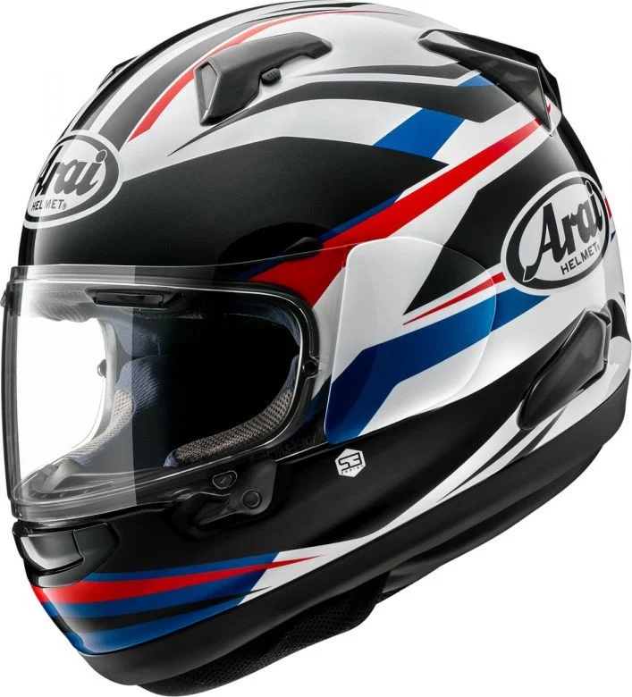 Arai Quantum-X Ray White Helmet
