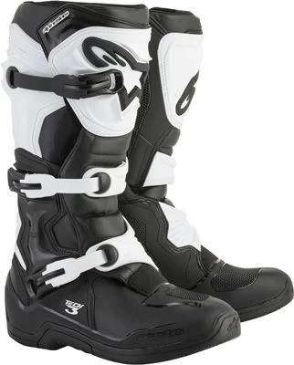 Alpinestars Tech 3 Black/White Boots - West
