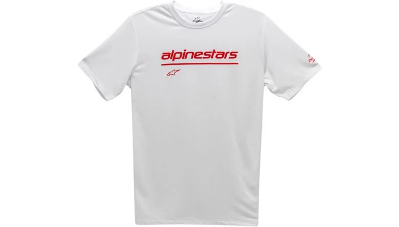 Alpinestars Tech Line Up White Performance T-Shirt